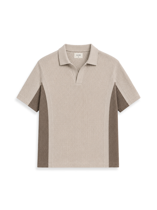 Origin Polo 04 - Cream/Brown/Taupe